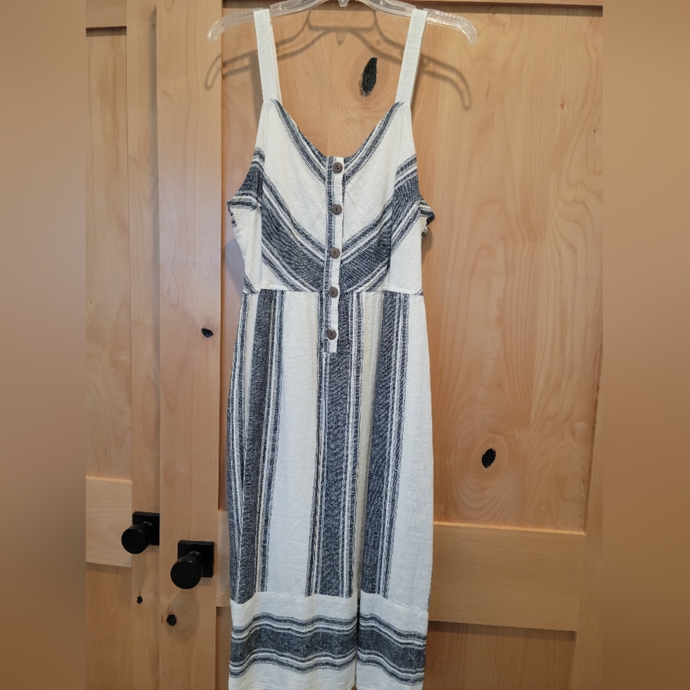 NWT Striped Midi Dress